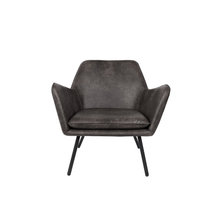 Loungefauteuil Axel Donkergrijs Jacob Jenzens
