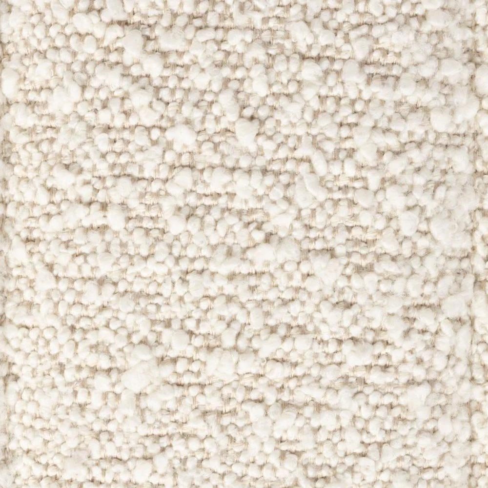 Loungefauteuil off white met zwarte poot