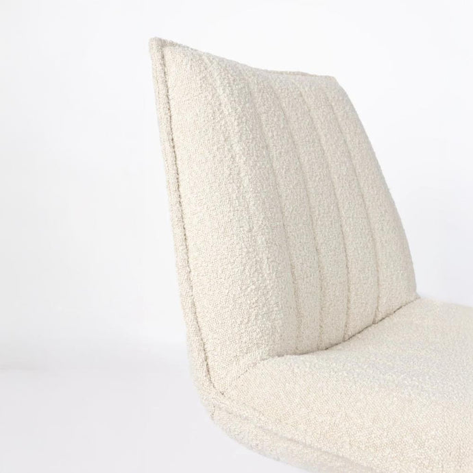 Loungefauteuil Jens Off-White Bouclé Jacob Jenzens