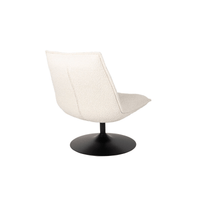 Loungefauteuil Jens Off-White Bouclé Jacob Jenzens