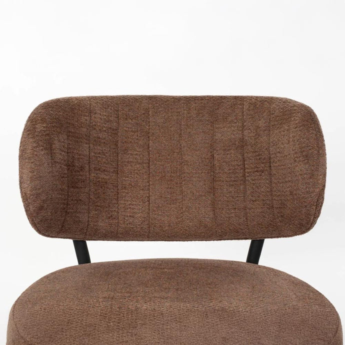 Loungefauteuil Anna Oranje Grijs Jacob Jenzens