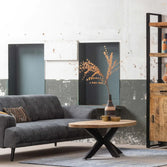 Mangohouten Salontafel Ovaal