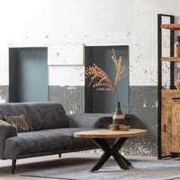 Mangohouten Salontafel Tulsa Ovaal Mahom
