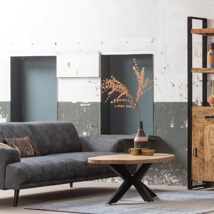 Mangohouten Salontafel Tulsa Ovaal Mahom