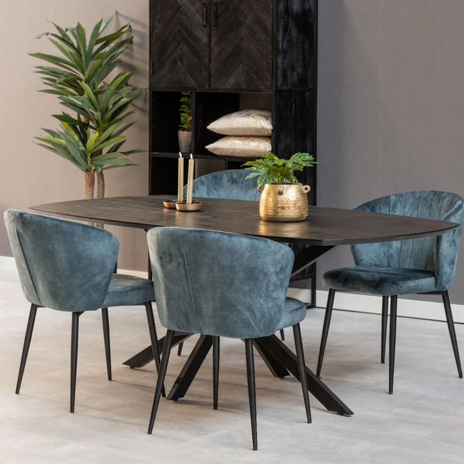 Mangohouten Eettafel Tulsa