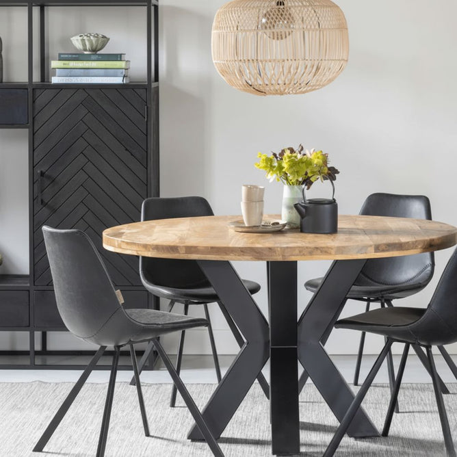 Mangohouten Eettafel Tulsa