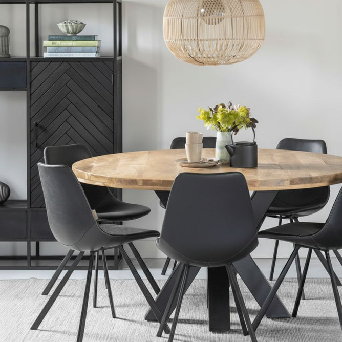 Mangohouten Eettafel Tulsa