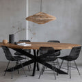 Mangohouten Eettafel Ovaal 180×100 cm
