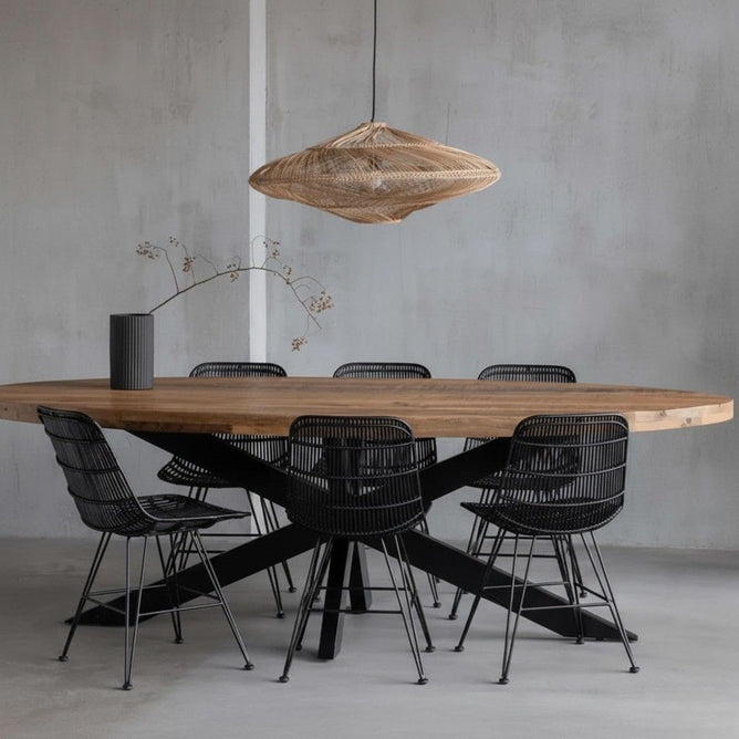 Mangohouten Eettafel Tulsa