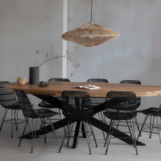 Mangohouten Eettafel Tulsa