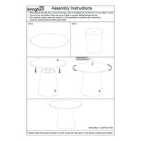 Eetkamertafel Bottecino Rond 130 cm