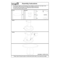 Eettafel Brix Clubs Sandy 130 cm