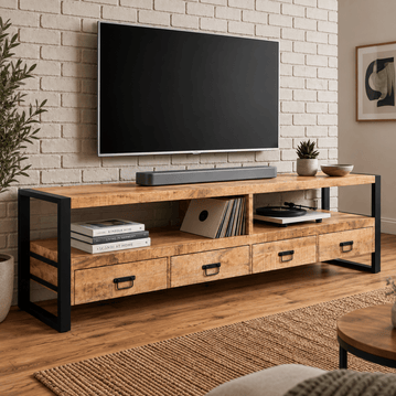Mangohouten TV Meubel Britt 220 cm Mahom