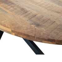 Mangohouten Eettafel Tulsa Ovaal 180×100 cm Mahom