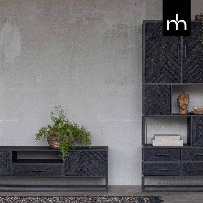 Mangohouten Vakkenkast Sienna 90 cm Mahom