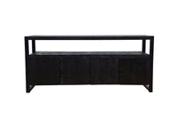 Mangohouten Dressoir Britt Black 180 cm Mahom