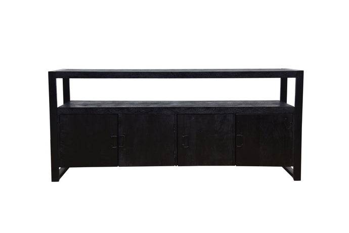 Mangohouten Dressoir Britt Black 180 cm Mahom