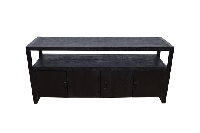 Mangohouten Dressoir Britt Black 180 cm Mahom