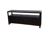 Mangohouten Dressoir Britt Black 180 cm Mahom