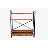 Mangohouten Boekenkast Britt 180 cm Mahom