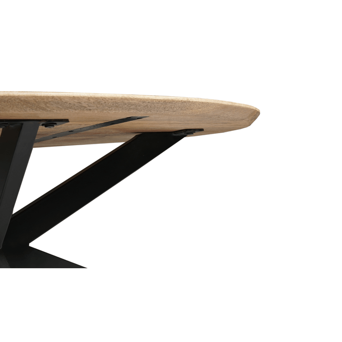Mangohouten Salontafel Vicenza Ovaal Mahom