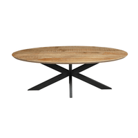 Mangohouten Salontafel Vicenza Ovaal Mahom