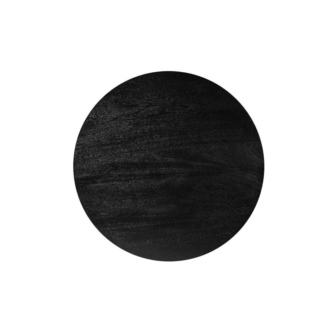 Mangohouten Salontafel Vicenza 70 cm Black