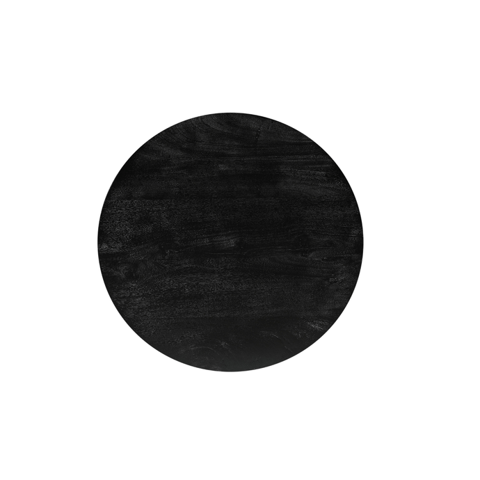 Mangohouten Salontafel Vicenza Black 70 cm Mahom