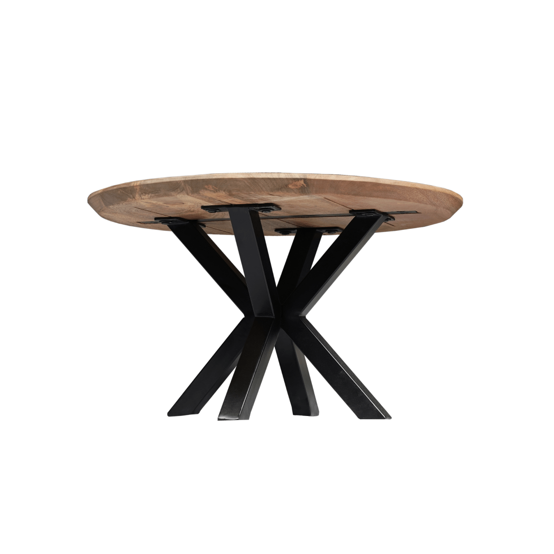 Mangohouten Salontafel Rond Vicenza 70 cm