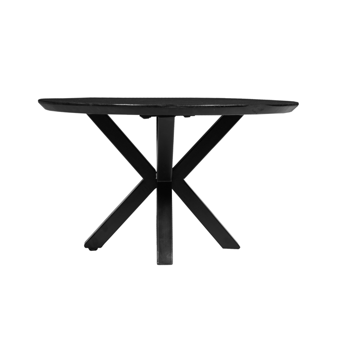 Mangohouten Salontafel Vicenza Black 70 cm Mahom