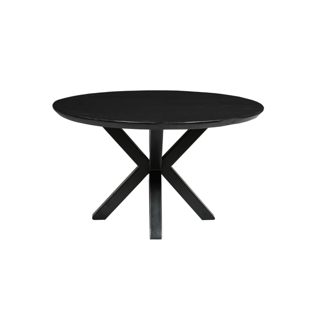 Mangohouten Salontafel Vicenza Black 70 cm Mahom