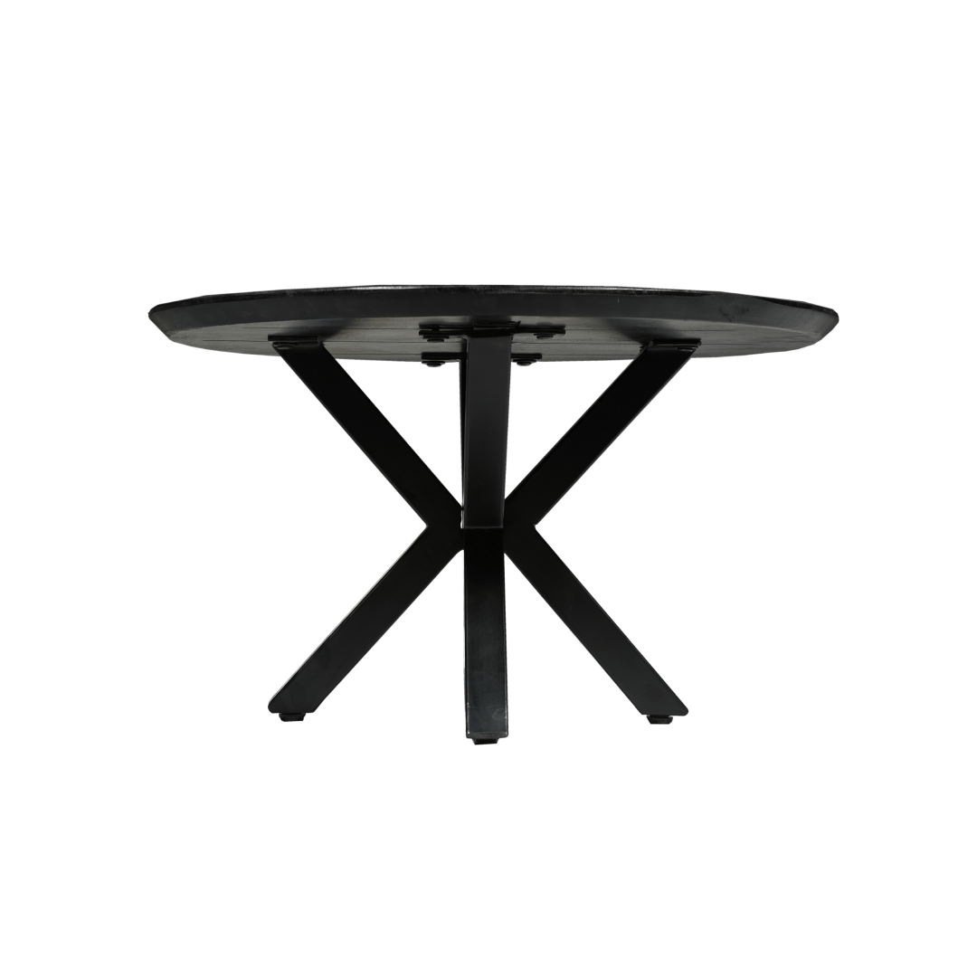 Mangohouten Salontafel Vicenza 70 cm Black
