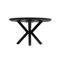 Mangohouten Salontafel Vicenza Black 70 cm Mahom
