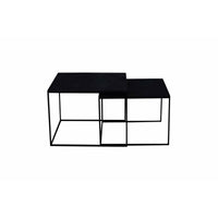 Mangohouten Salontafels Dayton (set van 2) Mahom