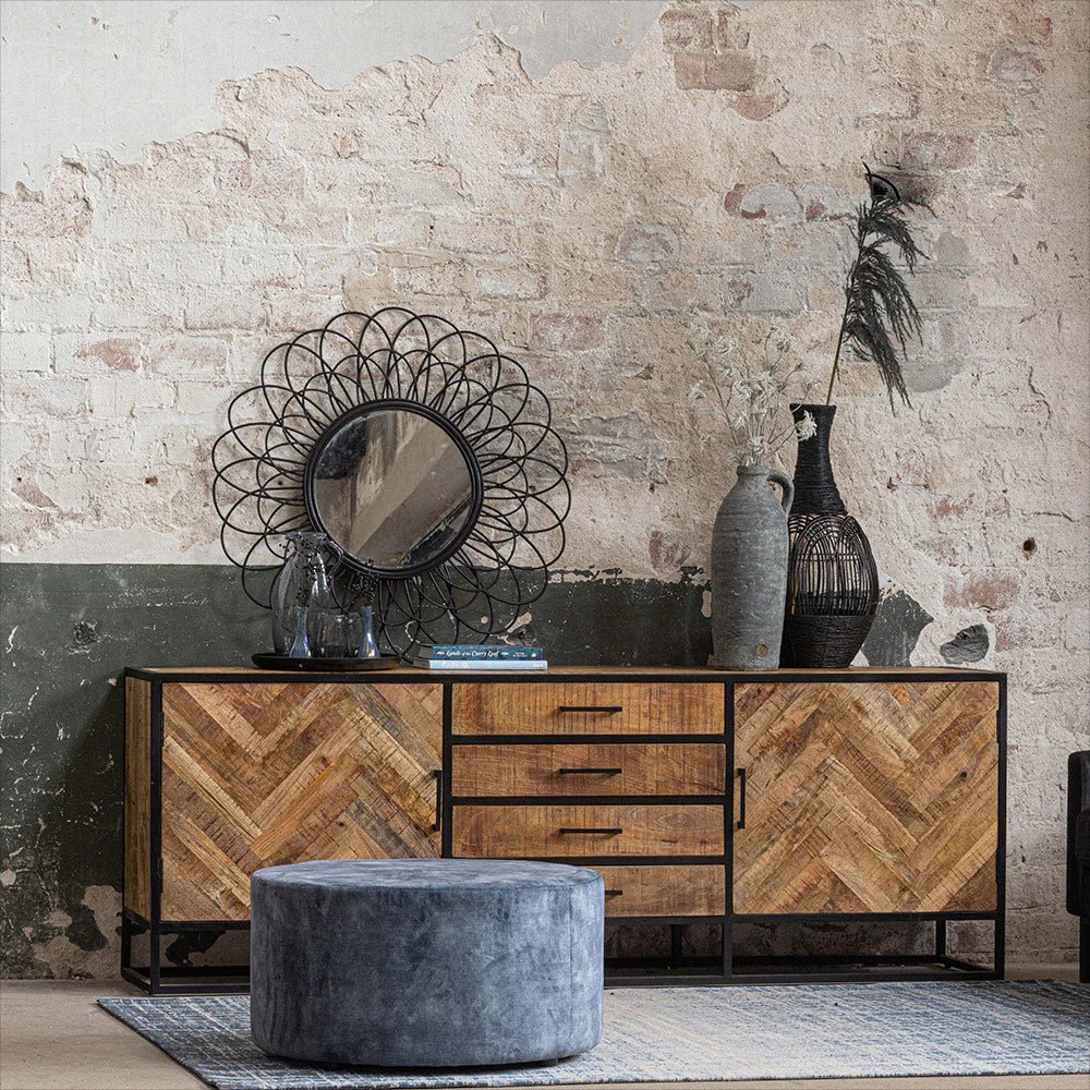 Mangohouten Dressoir 165 cm