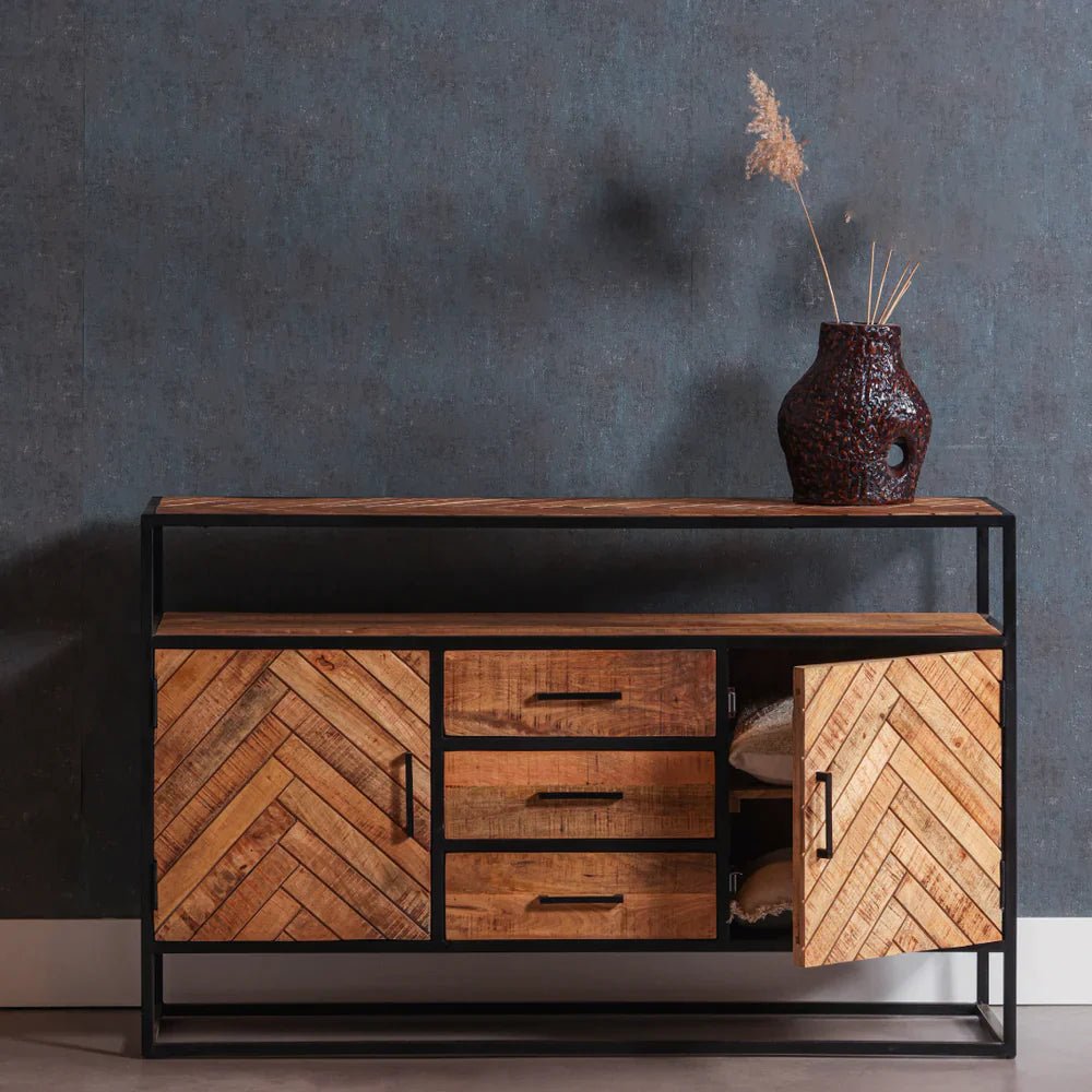 Mangohouten Dressoir 145 cm