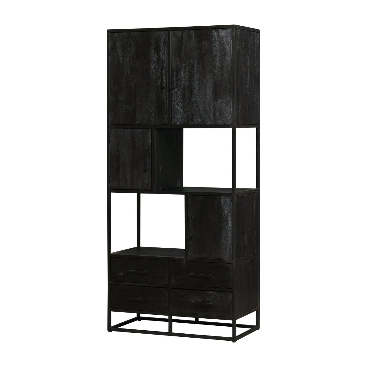 Mangohouten Vakkenkast Florence 90 cm