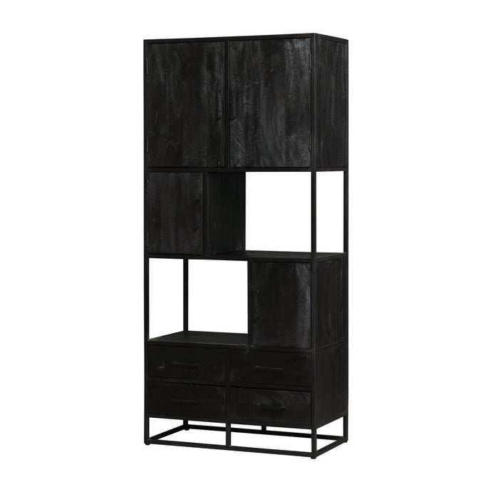 Mangohouten Vakkenkast Florence 90 cm Mahom