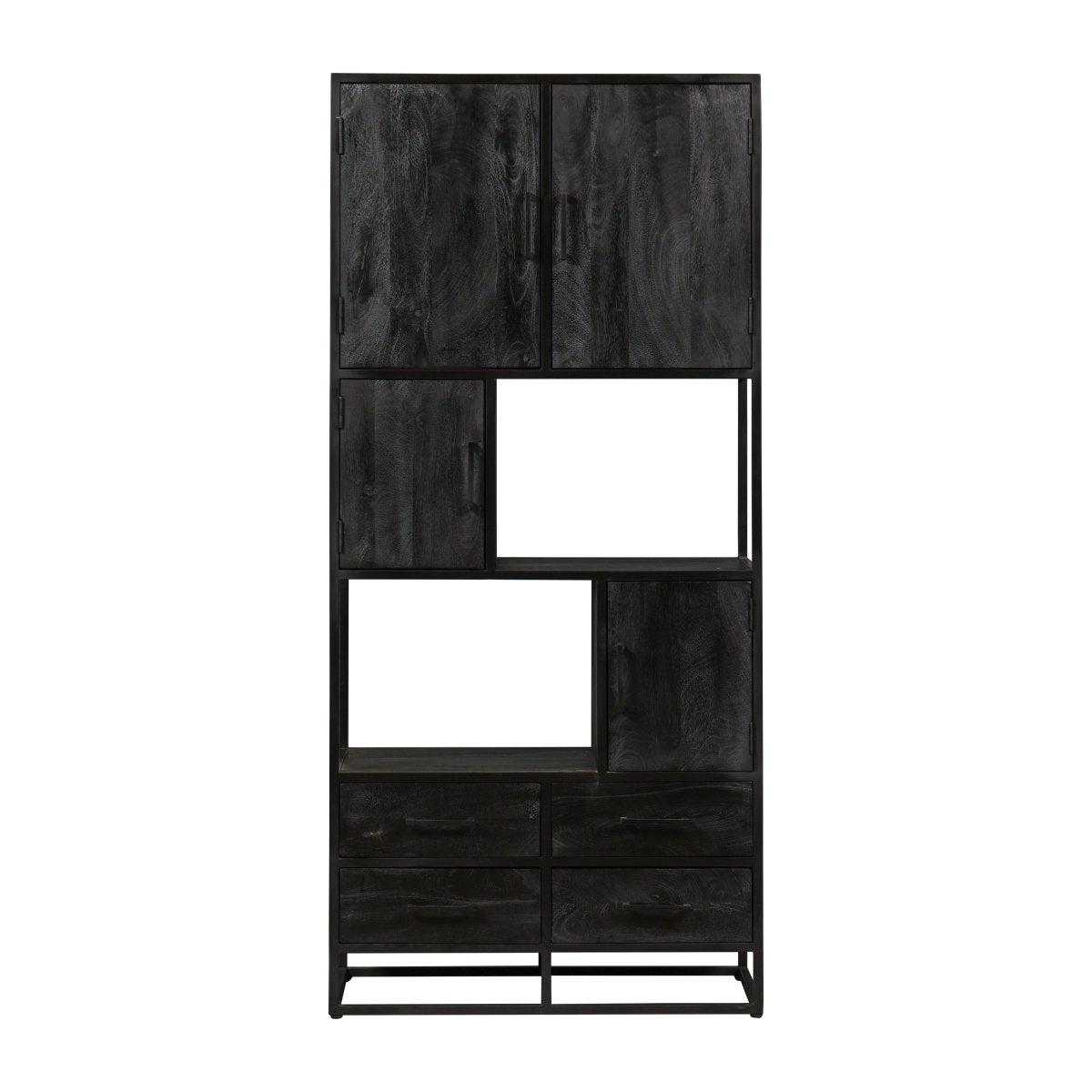 Mangohouten Vakkenkast Florence 90 cm
