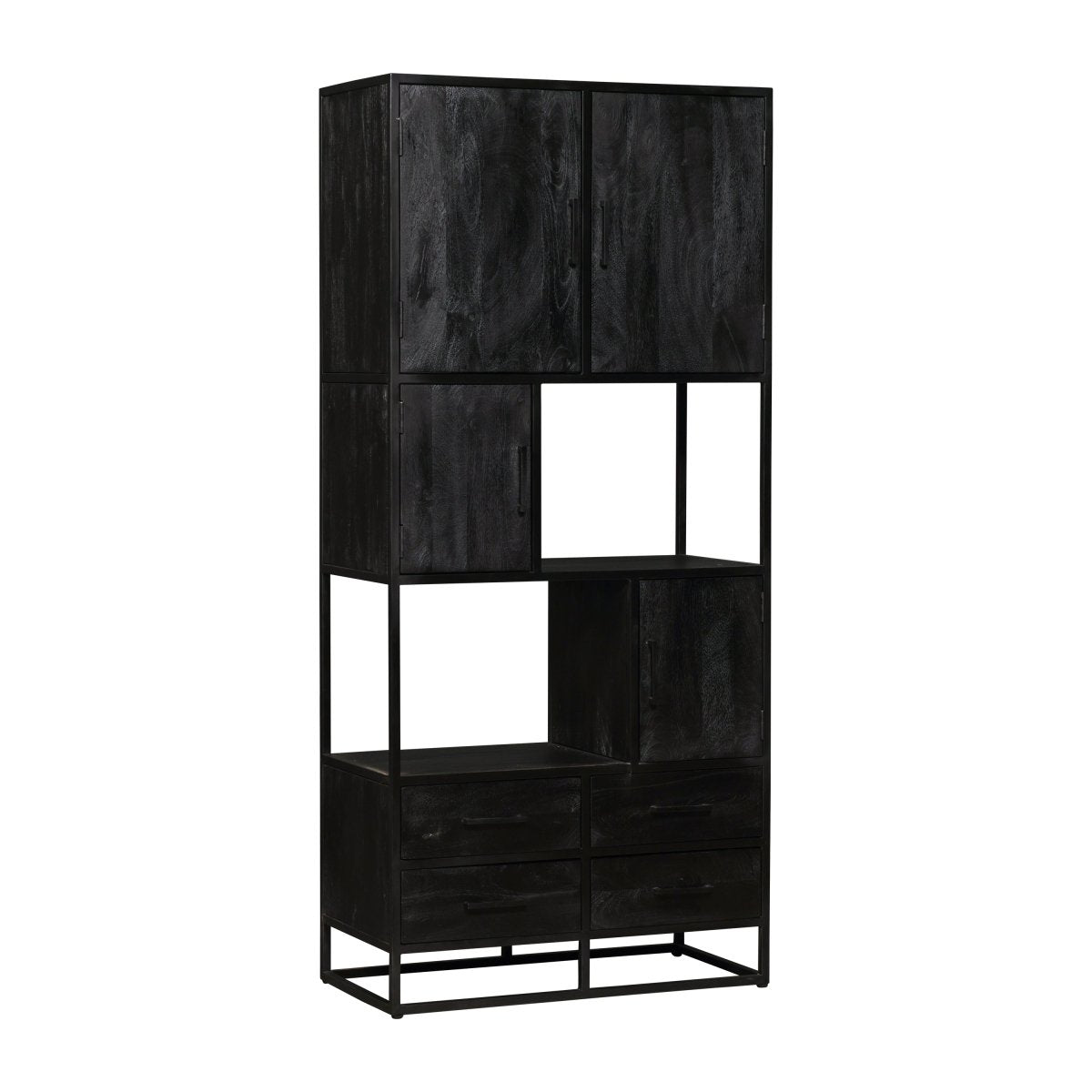Mangohouten Vakkenkast Florence 90 cm