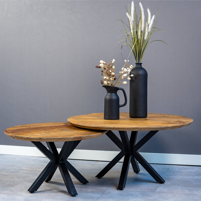 Mangohouten Salontafel Vicenza 70 cm Mahom