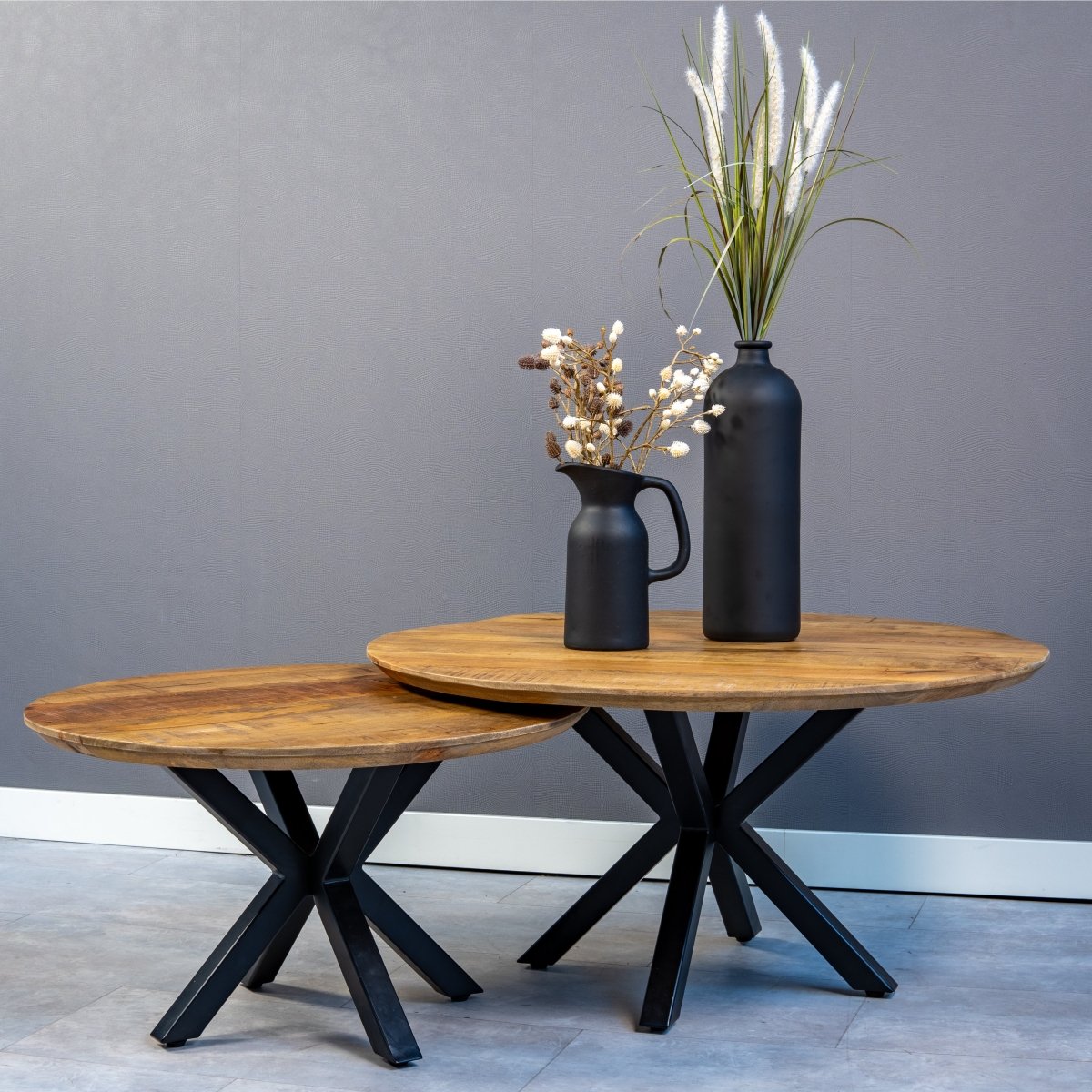 Mangohouten Salontafel Vicenza 90 cm Mahom