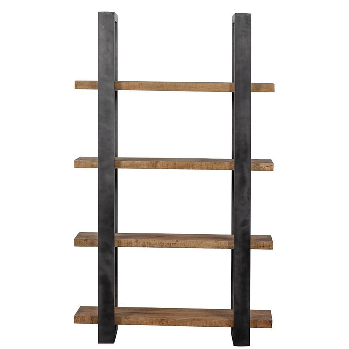 Mangohouten Boekenkast Durham 120 cm Mahom
