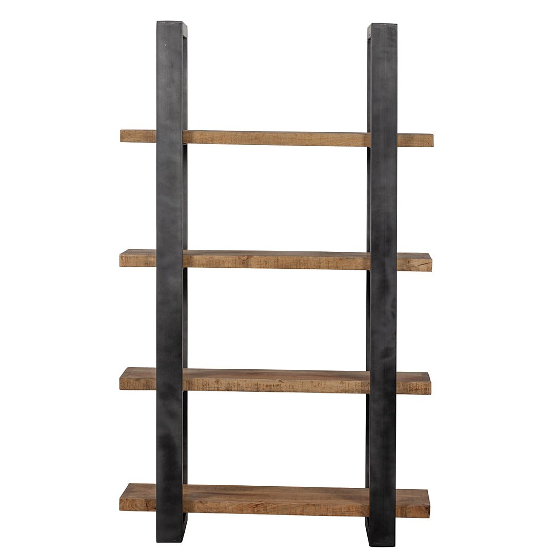 Mangohouten Boekenkast Durham 160 cm Mahom