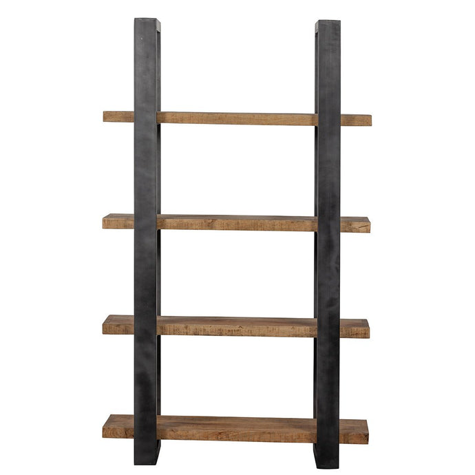 Mangohouten Boekenkast Durham 160 cm Mahom