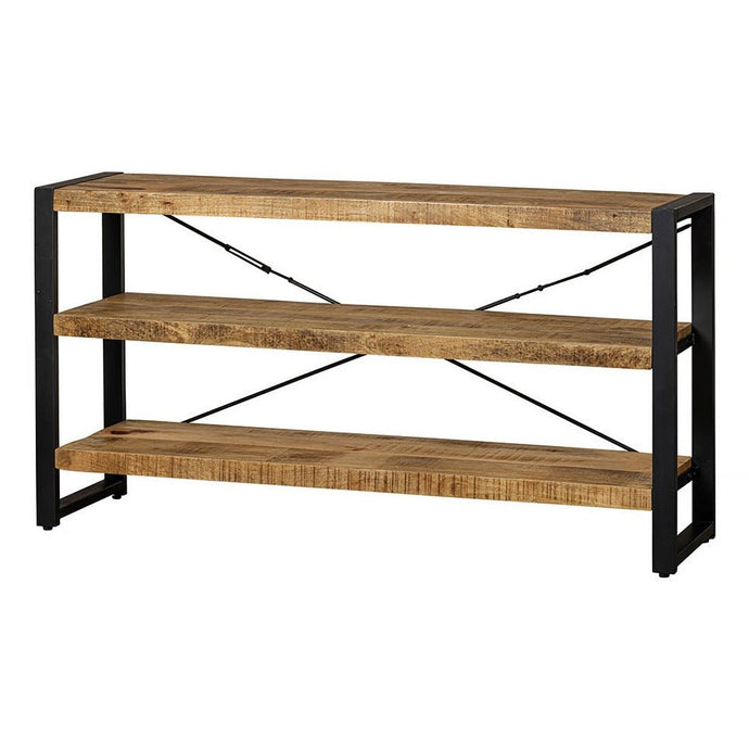 Mangohouten Boekenkast Britt 120 cm Laag Mahom