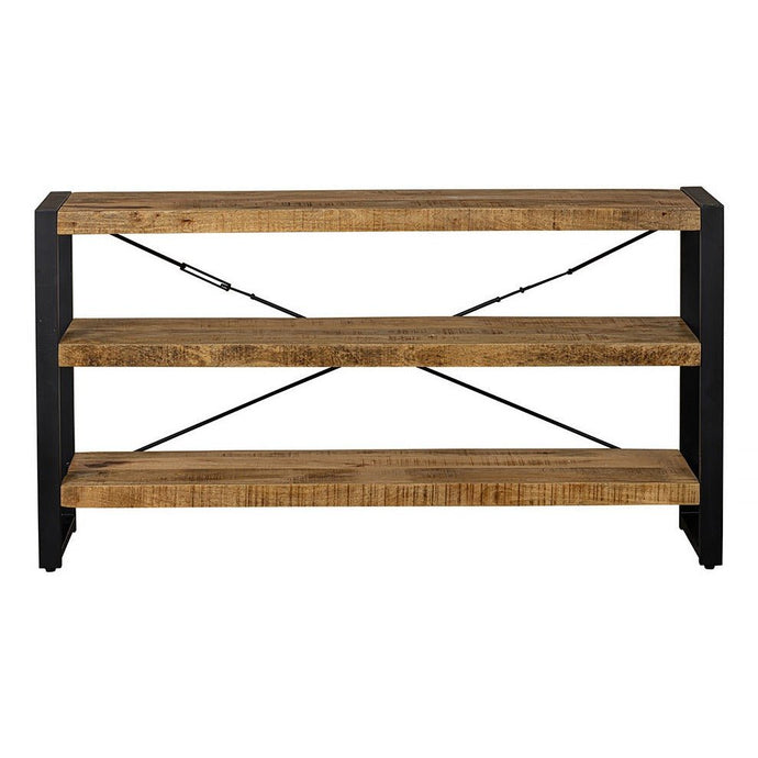 Mangohouten Boekenkast Britt 120 cm Laag Mahom