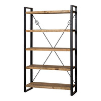 Mangohouten Boekenkast Britt 120 cm Mahom