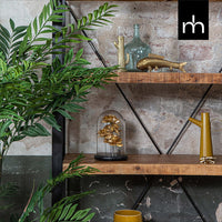 Mangohouten Boekenkast Britt 120 cm Mahom