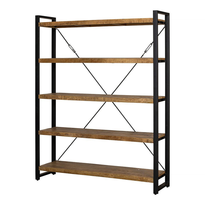 Mangohouten Boekenkast Britt 160 cm Mahom